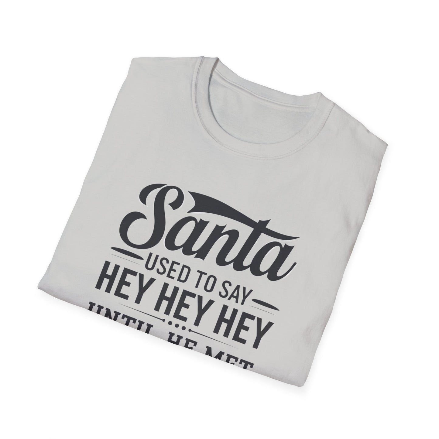 Funny Santa T-Shirt for Christmas, Holiday Shirt, Unisex Graphic Tee, Gift for Mom, Family Gathering Tee, Fun Holiday Apparel