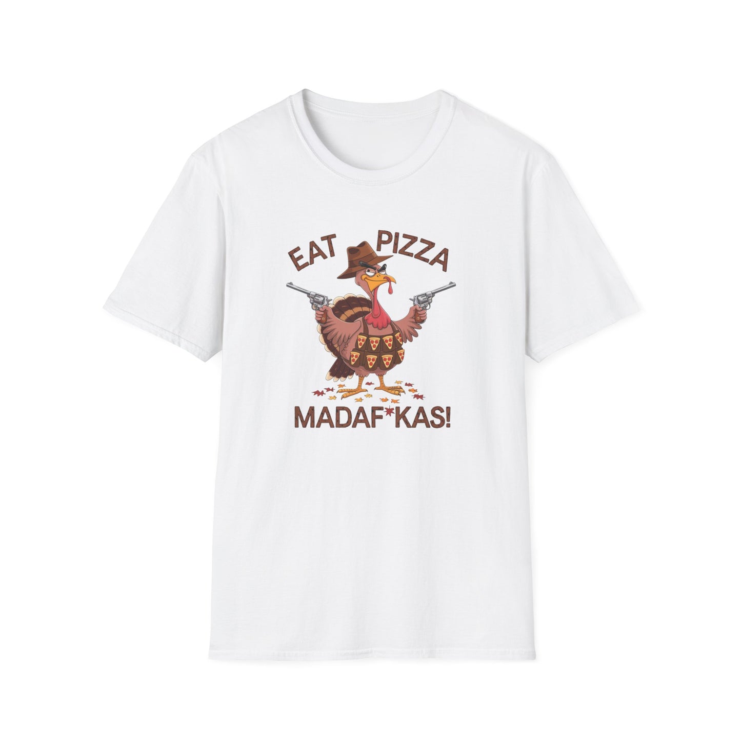 Funny Turkey Pizza Unisex T-Shirt - Perfect for Thanksgiving & Pizza Lovers