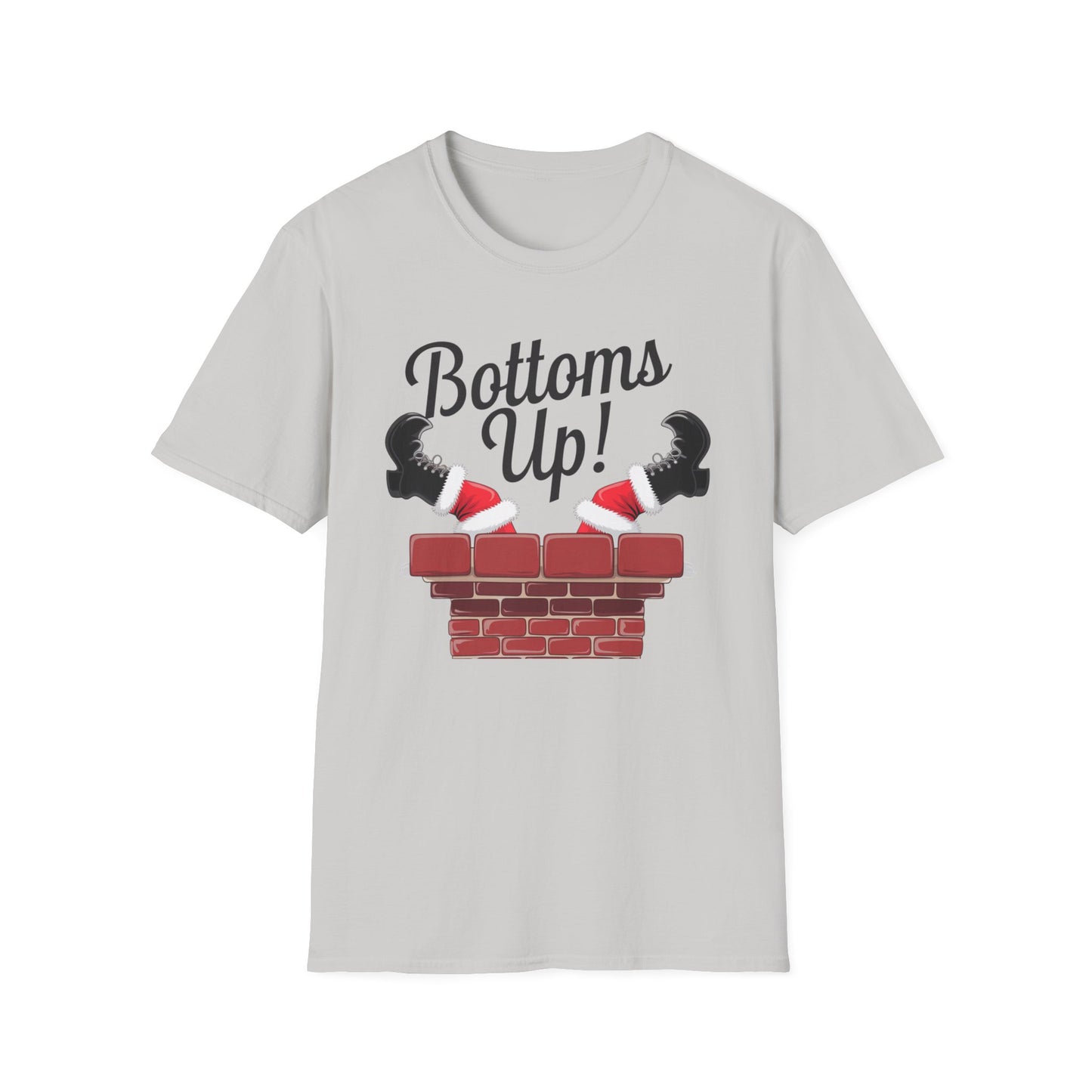 Playful Bottoms Up Unisex T-Shirt, Funny Shirt, Gift for Friends, Casual Wear, Party Apparel, Humor Tee