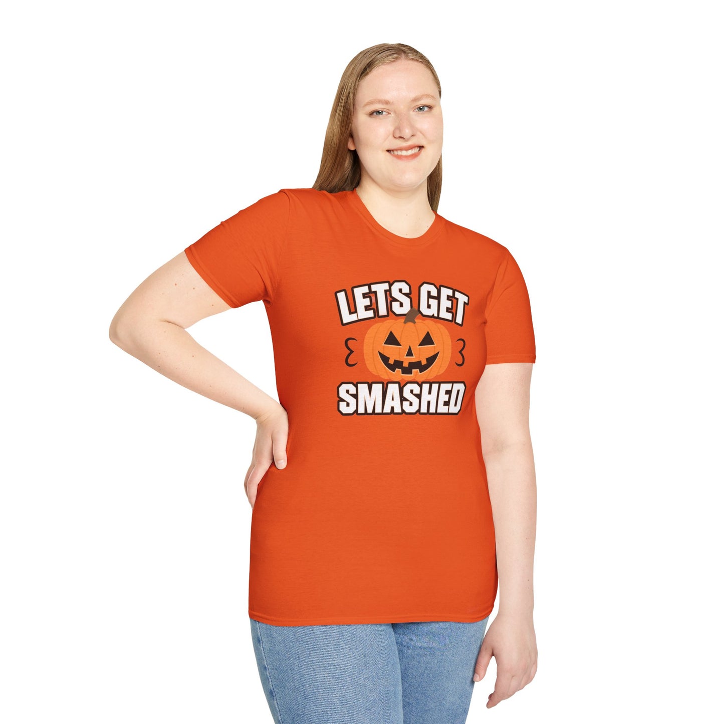 Halloween Party Unisex T-Shirt, Funny Halloween Tee, Let’s Get Smashed Shirt, Spooky Season Apparel, Autumn Festive Gift