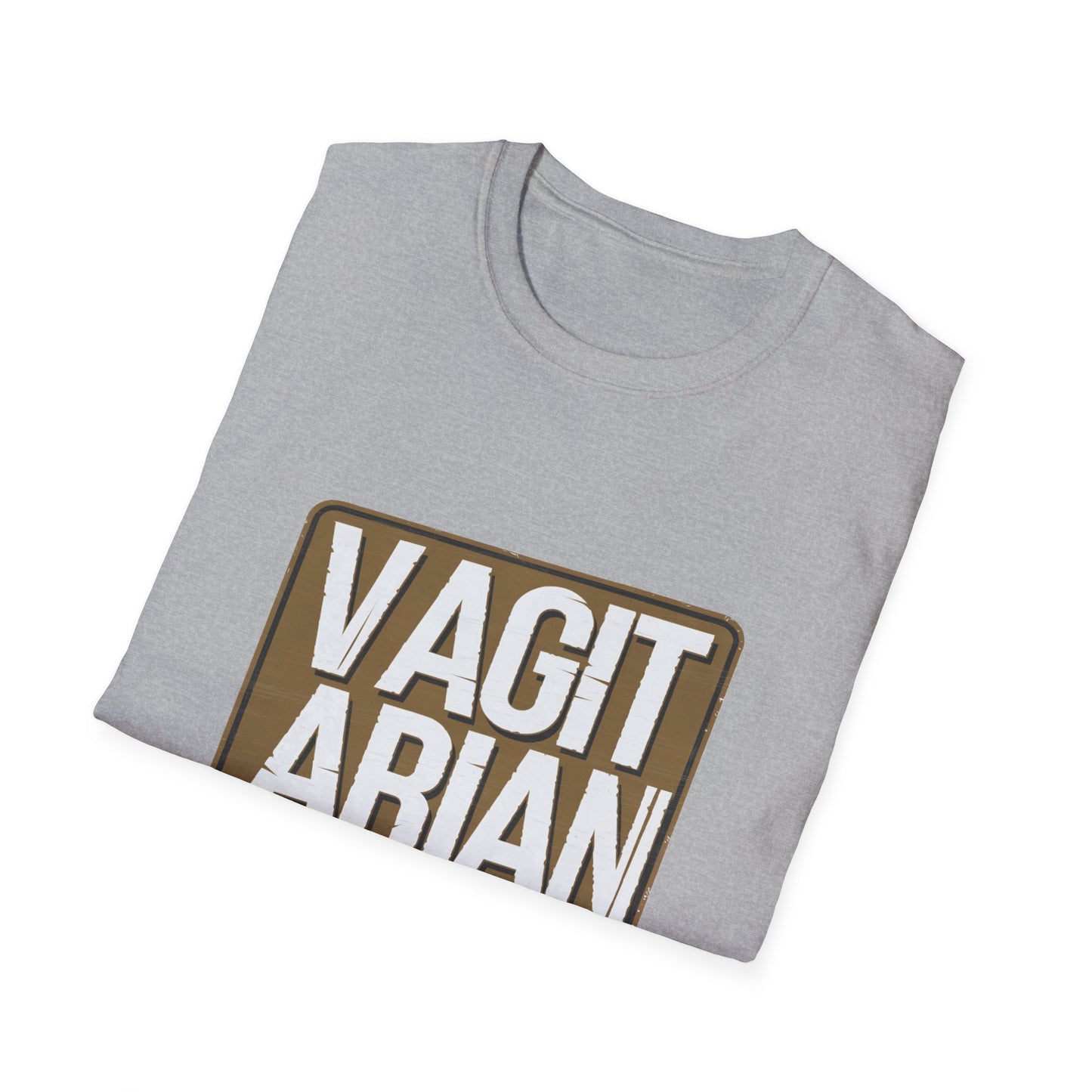 Funny Unisex T-Shirt - "VAGITARIAN" Humor Tee for Food Lovers