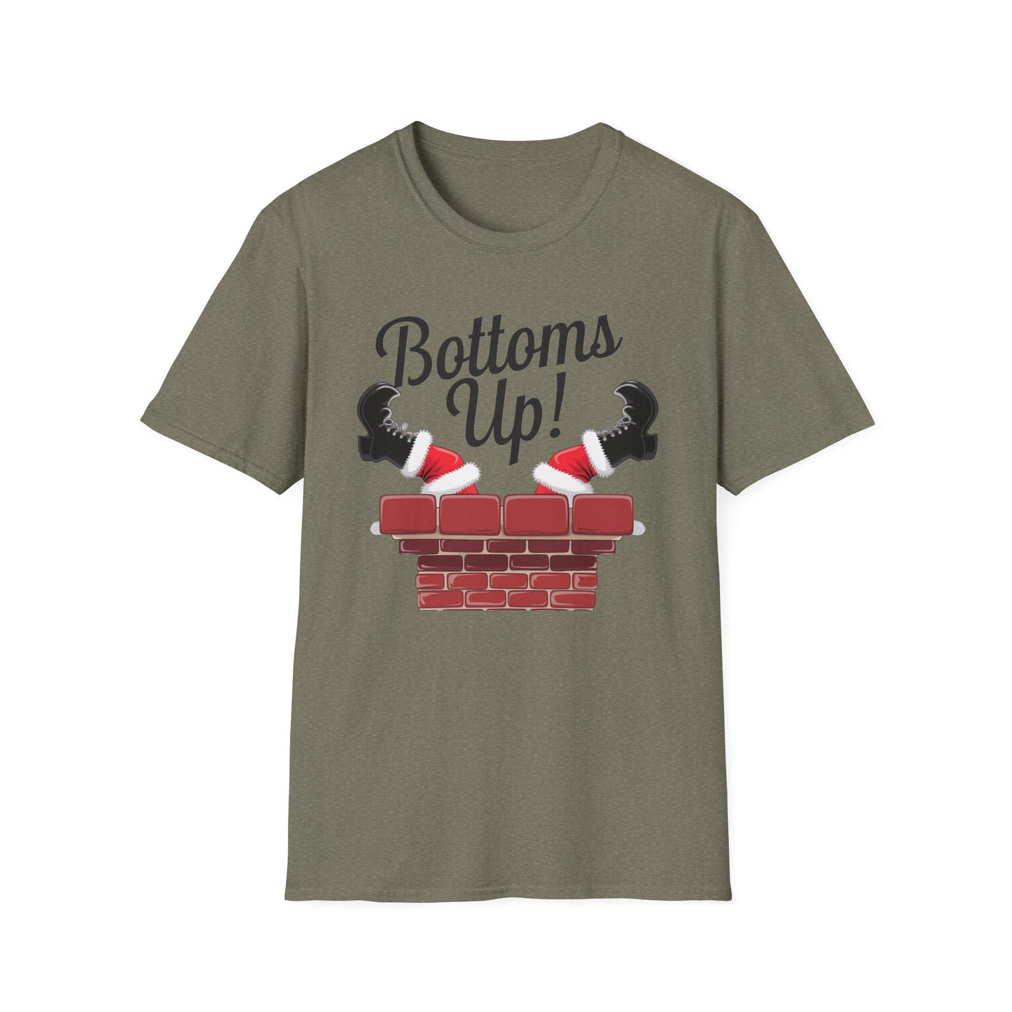 Playful Bottoms Up Unisex T-Shirt, Funny Shirt, Gift for Friends, Casual Wear, Party Apparel, Humor Tee