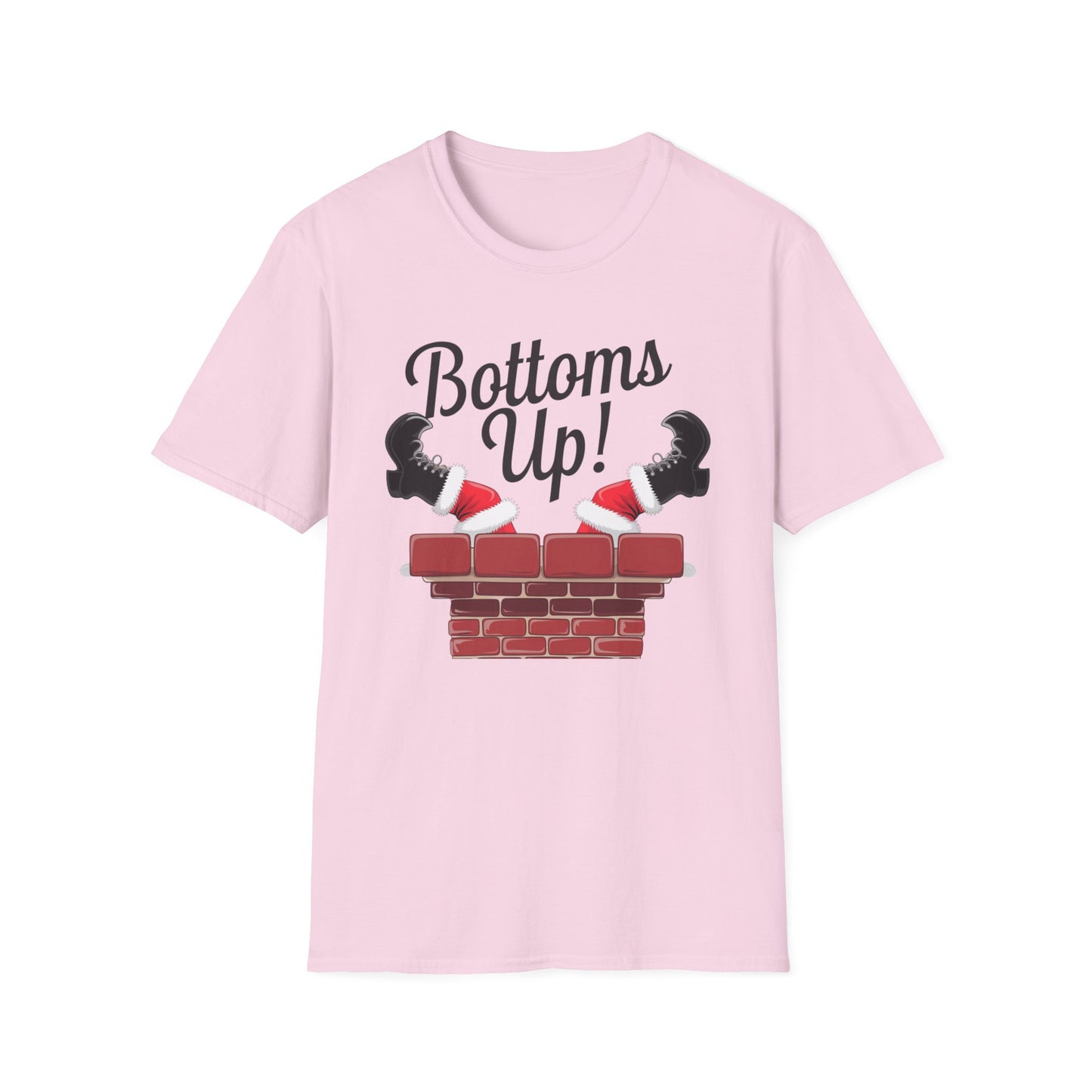 Playful Bottoms Up Unisex T-Shirt, Funny Shirt, Gift for Friends, Casual Wear, Party Apparel, Humor Tee