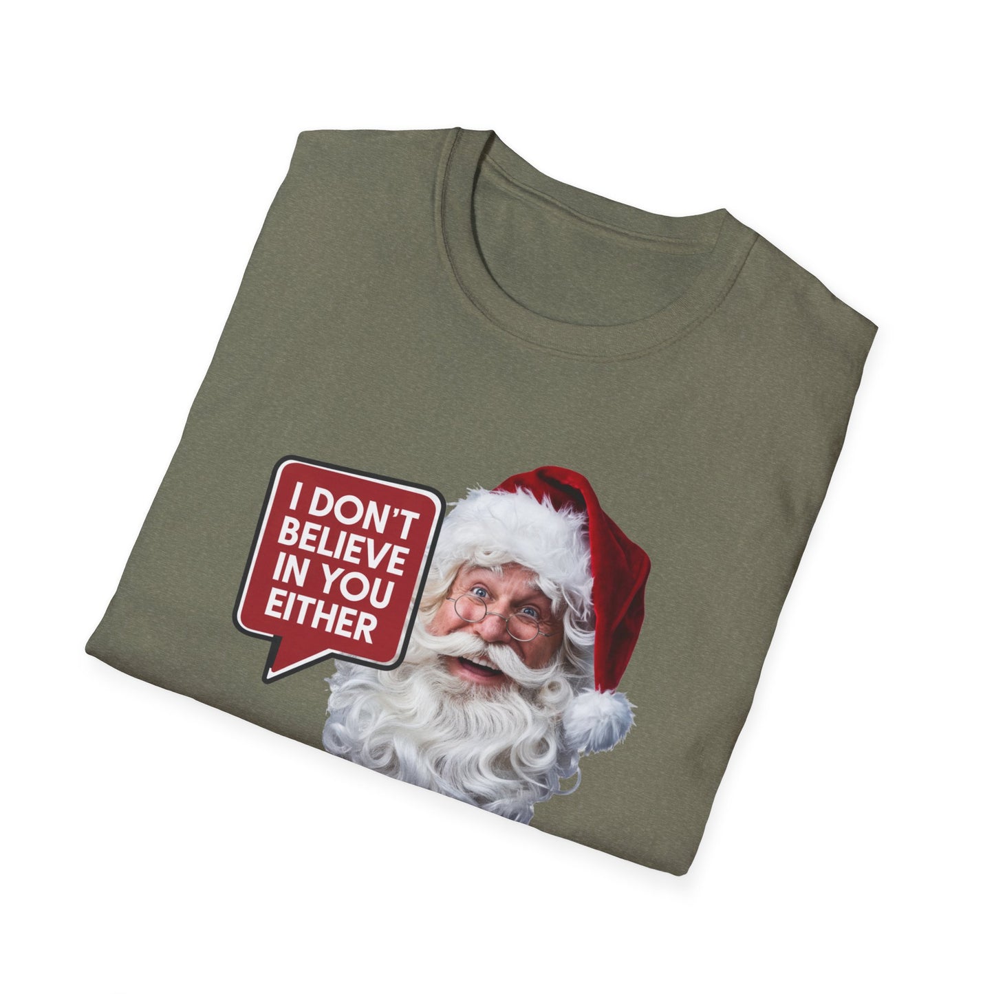Funny Santa Holiday T-Shirt, Christmas Gift for Adults, Unisex Tee, Humor Shirt, Festive Wear, Winter Apparel