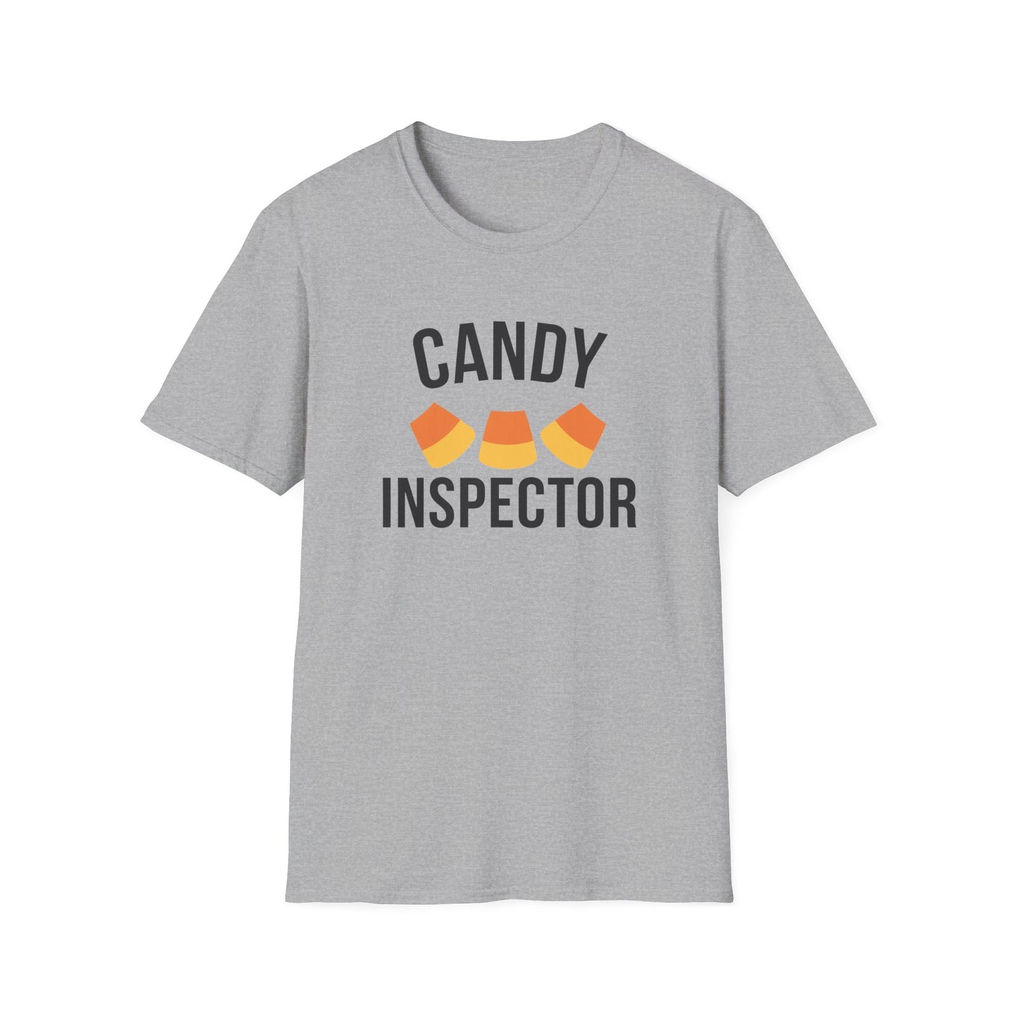 Fun Candy Inspector T-Shirt for Halloween, Unisex Graphic Tee, Sweet Tooth Apparel, Perfect for Fall Celebrations, Trick or Treat