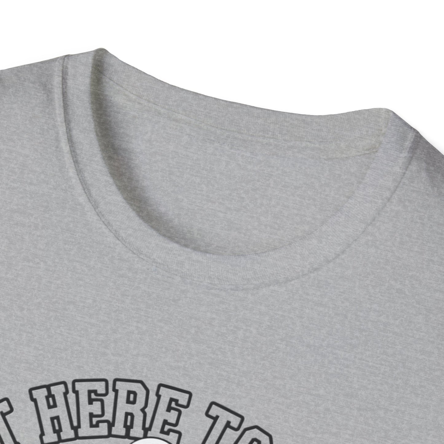 Just Here to Bone T-Shirt | Unisex Skeleton Tee, Halloween Shirt, Funny Graphic Tee, Casual Wear, Gift for Friends