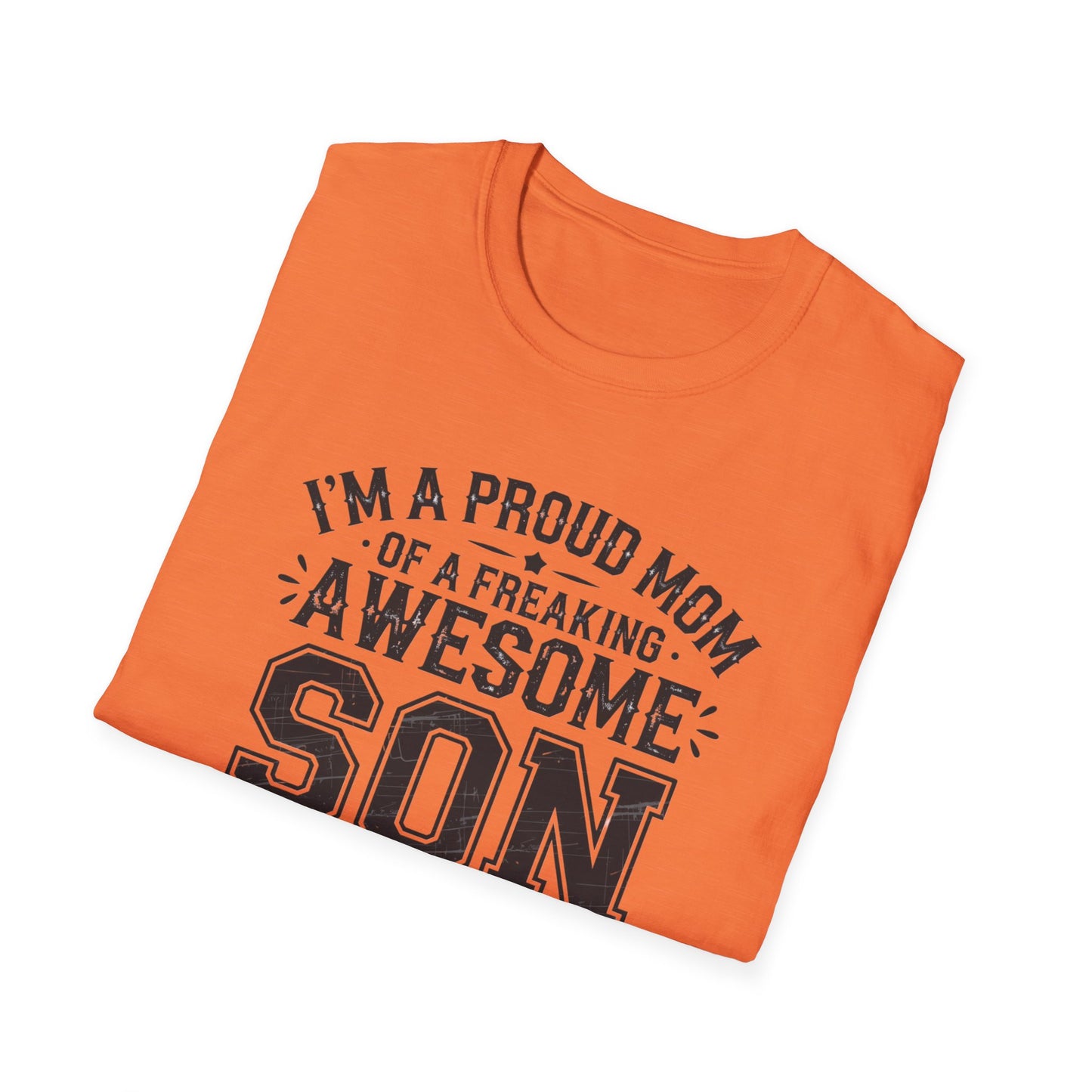 Proud Mom Tee, Fun Gift for Moms, Mother's Day Shirt, Family Humor Tee, Unisex Softstyle T-Shirt