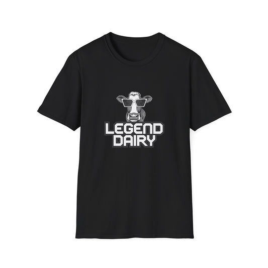 Legend Dairy Unisex Softstyle T-Shirt - Fun Cow Graphic Tee
