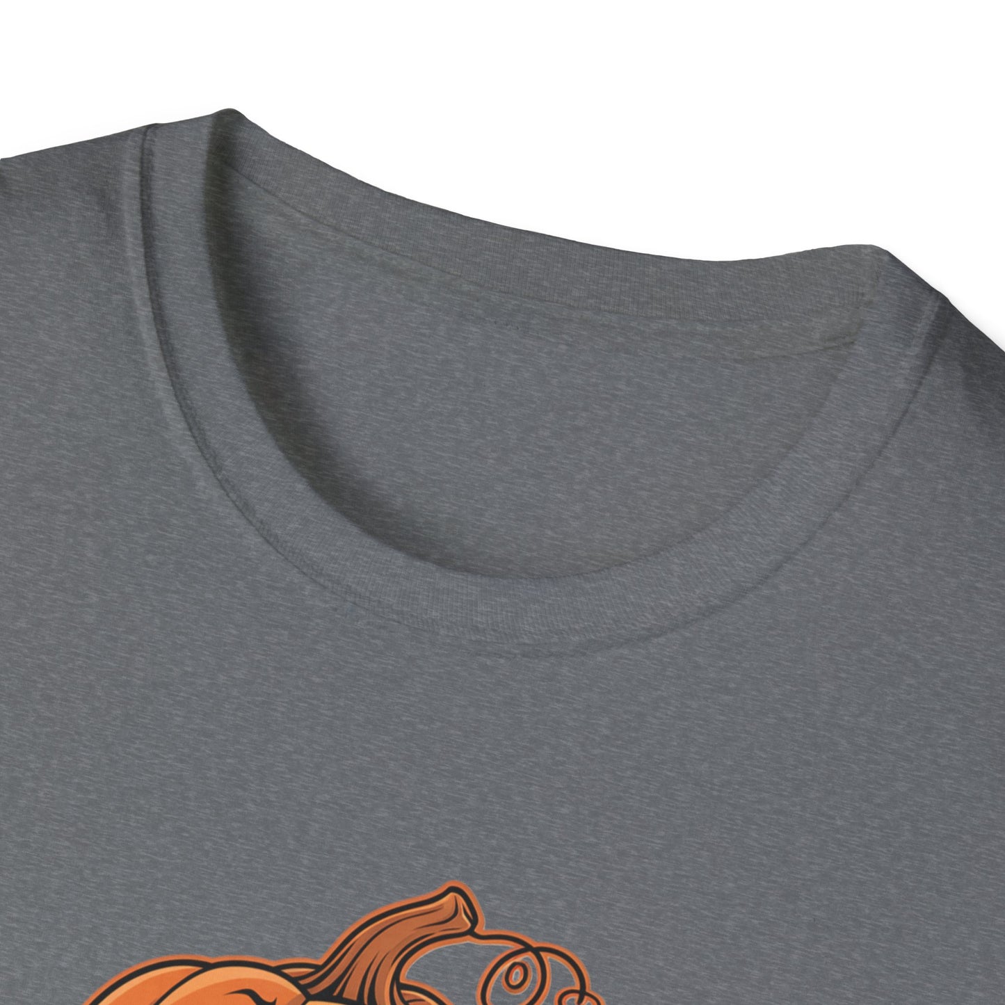 Funny Pumpkin Pi Unisex Softstyle T-Shirt - Halloween Tee, Math Lover Shirt, Fall Apparel, Seasonal Gift, Casual Outfit