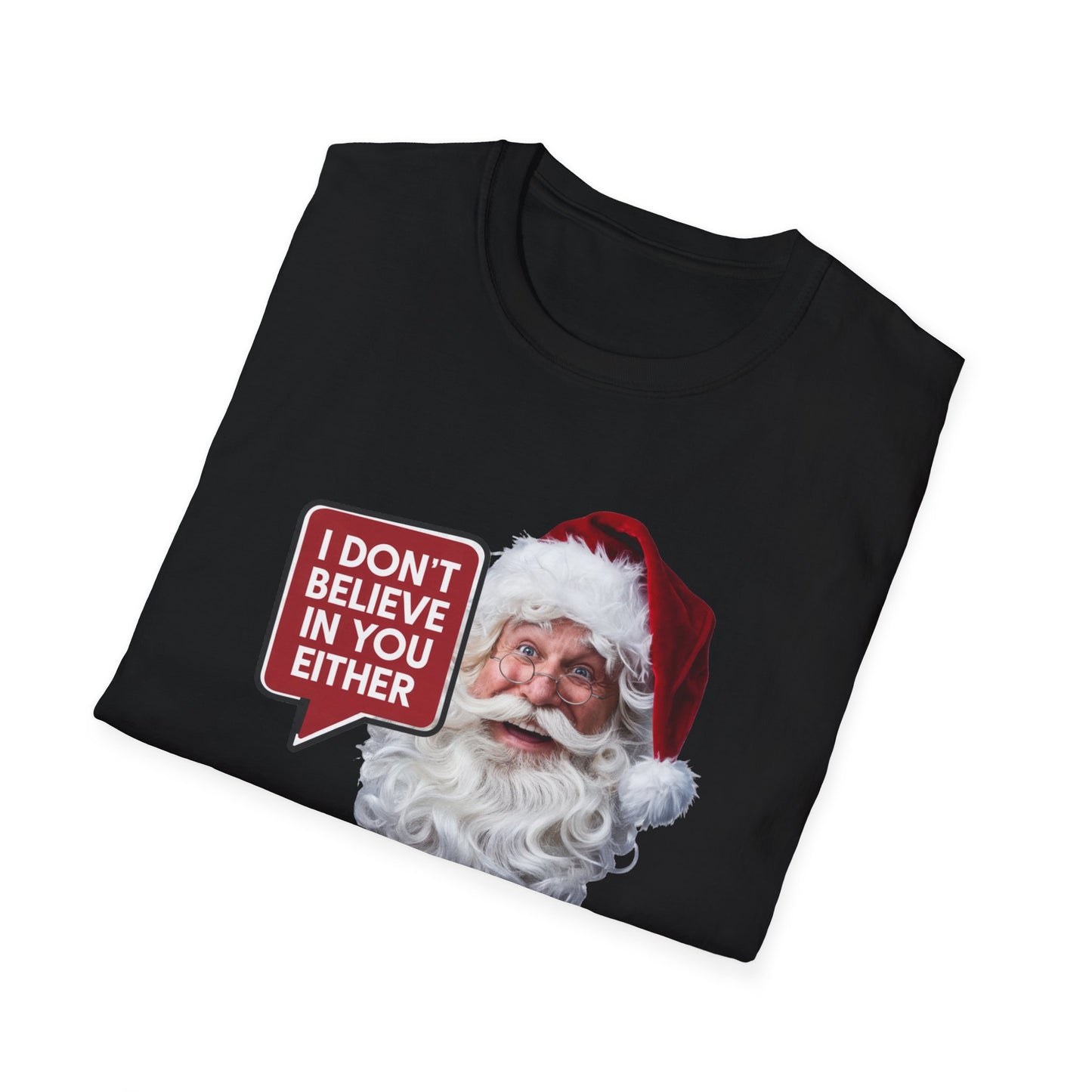 Funny Santa Holiday T-Shirt, Christmas Gift for Adults, Unisex Tee, Humor Shirt, Festive Wear, Winter Apparel
