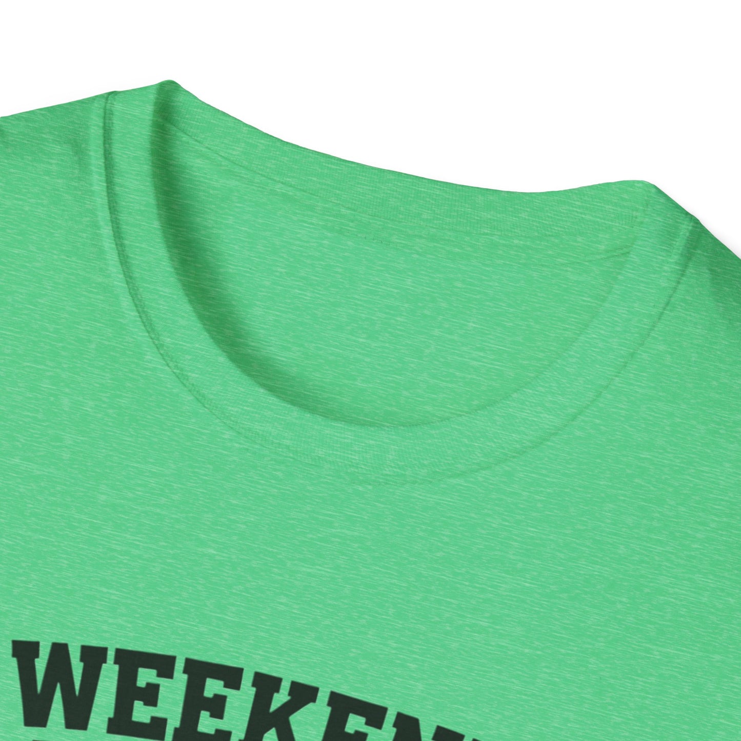 Weekend Forecast Golf Drinking T-Shirt | Unisex Softstyle Tee for Golf Lovers