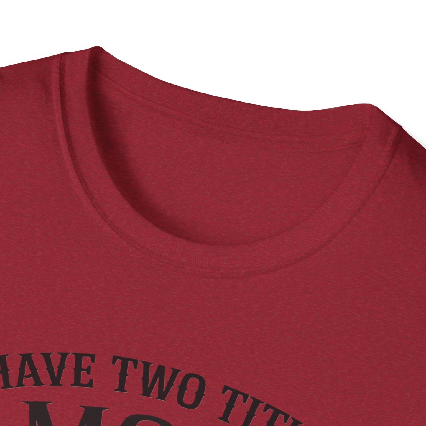 Unisex Softstyle T-Shirt with Mom and Grandma Titles Quote, Perfect Gift for Mothers Day, Grandparents Day, Family Gatherings, Daily [...]