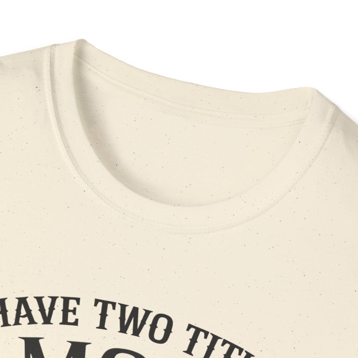Unisex Softstyle T-Shirt with Mom and Grandma Titles Quote, Perfect Gift for Mothers Day, Grandparents Day, Family Gatherings, Daily [...]