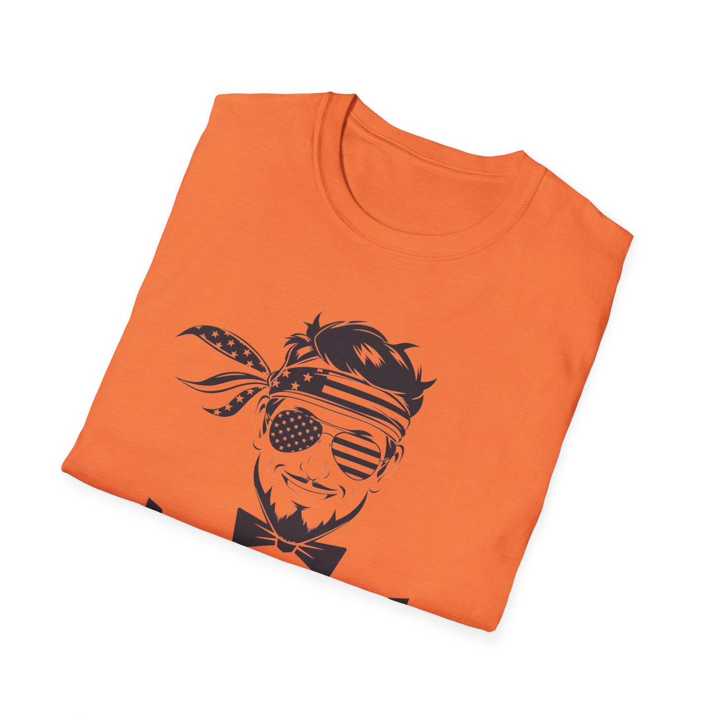 Merica Graphic T-Shirt - Softstyle Unisex Tee for Independence Day & Casual Wear