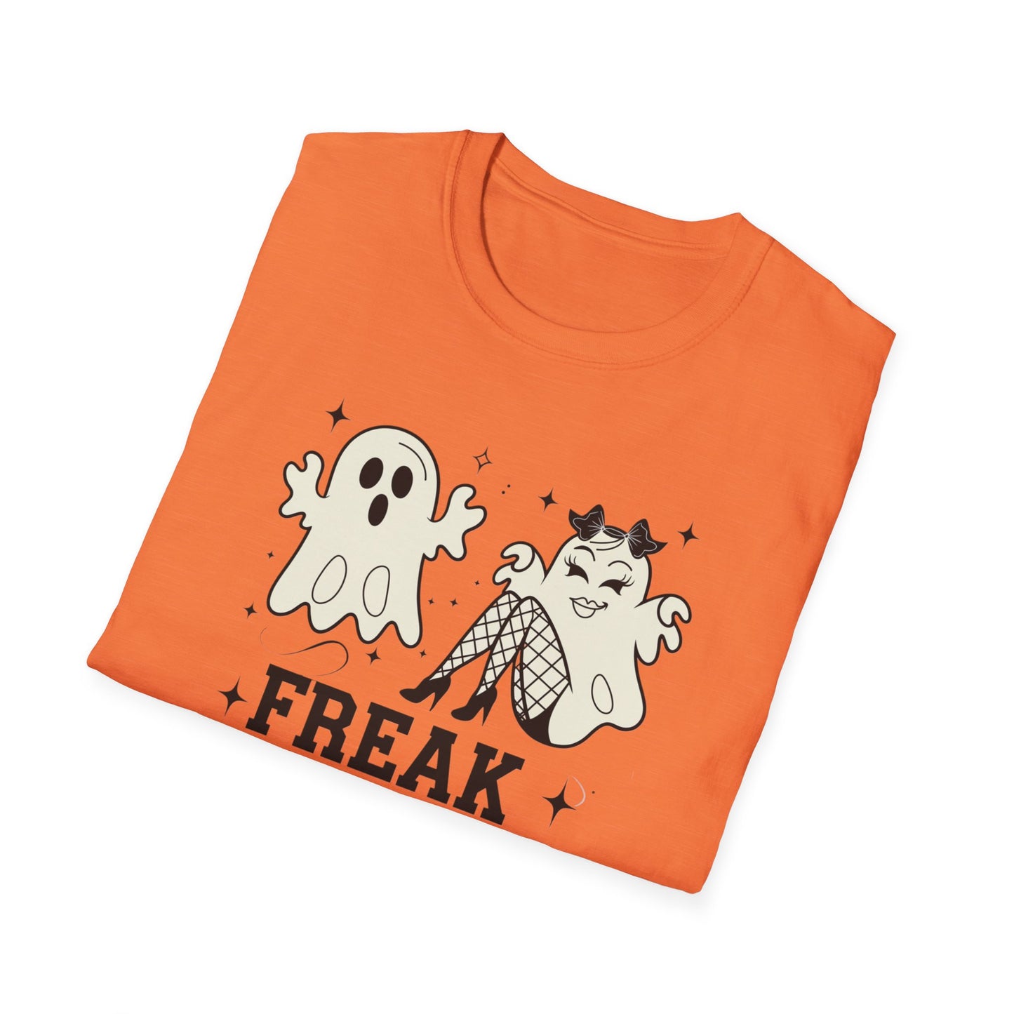 Freak in the Sheets Unisex T-Shirt, Funny Halloween Tee, Ghost & Witch Graphic Shirt, Spooky Season Apparel, Gift for Her