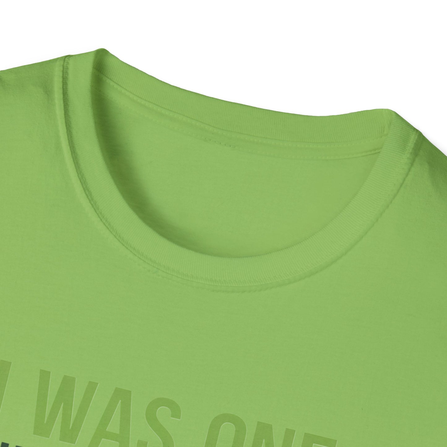 Funny Golf T-Shirt - "I Was One Under Today" - Unisex Softstyle Tee