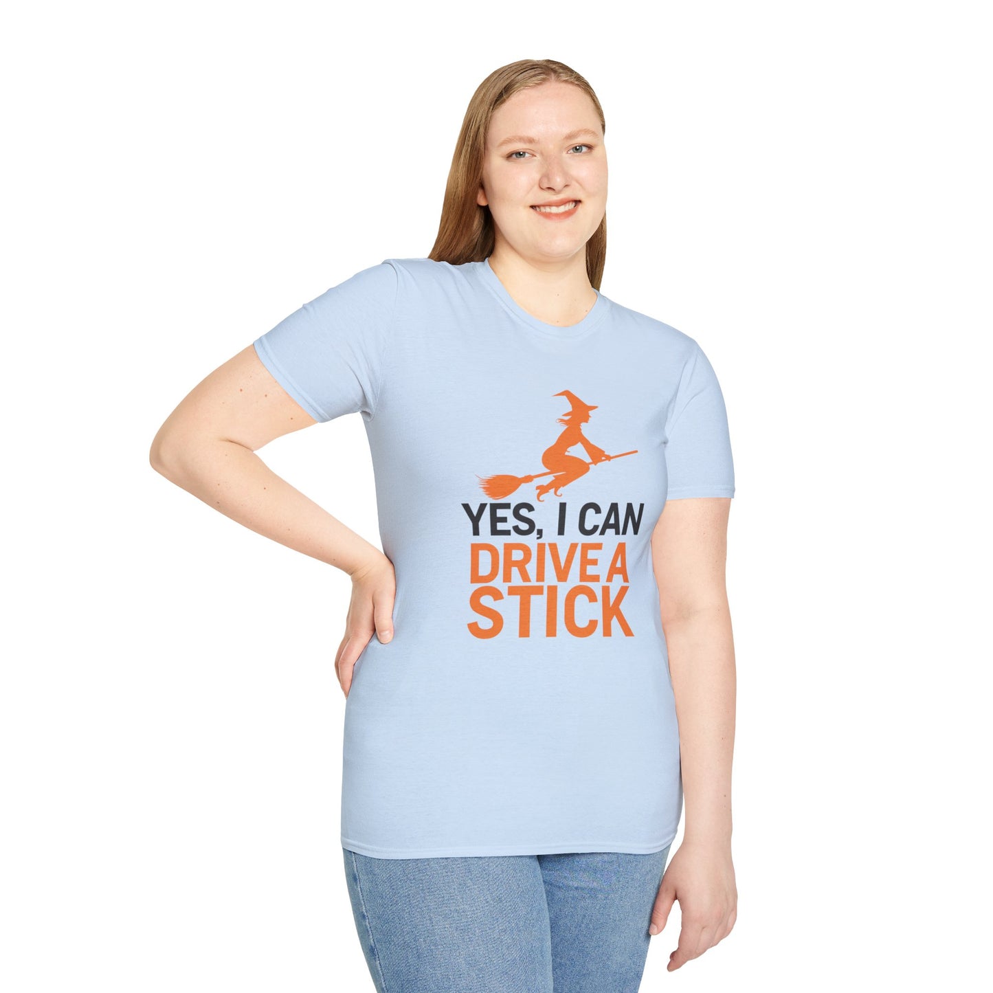 Funny Halloween T-Shirt, Yes I Can Drive a Stick Tee, Unisex Humor Shirt, Witch Broomstick Lover Gift, Halloween Party Apparel, Spooky [...]
