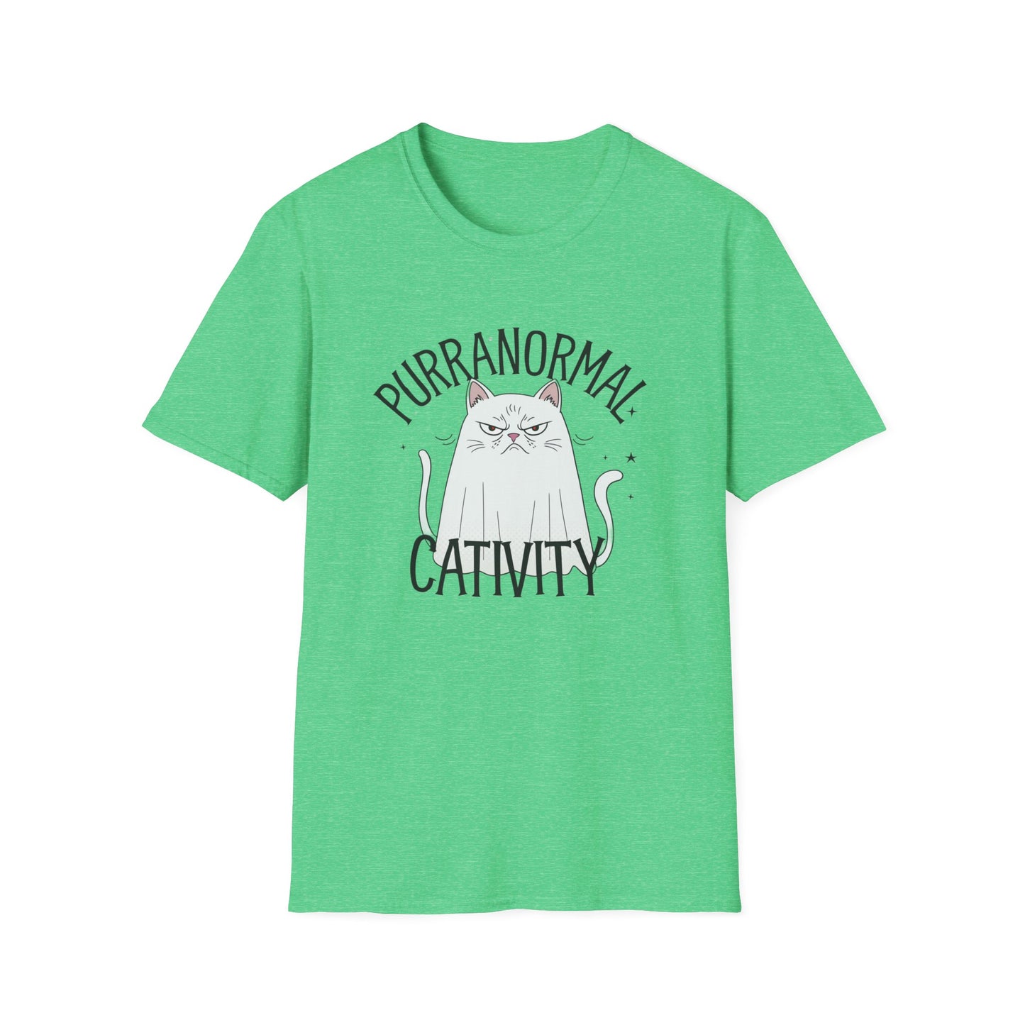 Funny Cat Tee - Purranormal Cativity T-Shirt for Cat Lovers, Gift for Pet Owners, Halloween Tee, Cozy Unisex Shirt, Cat Lover Apparel