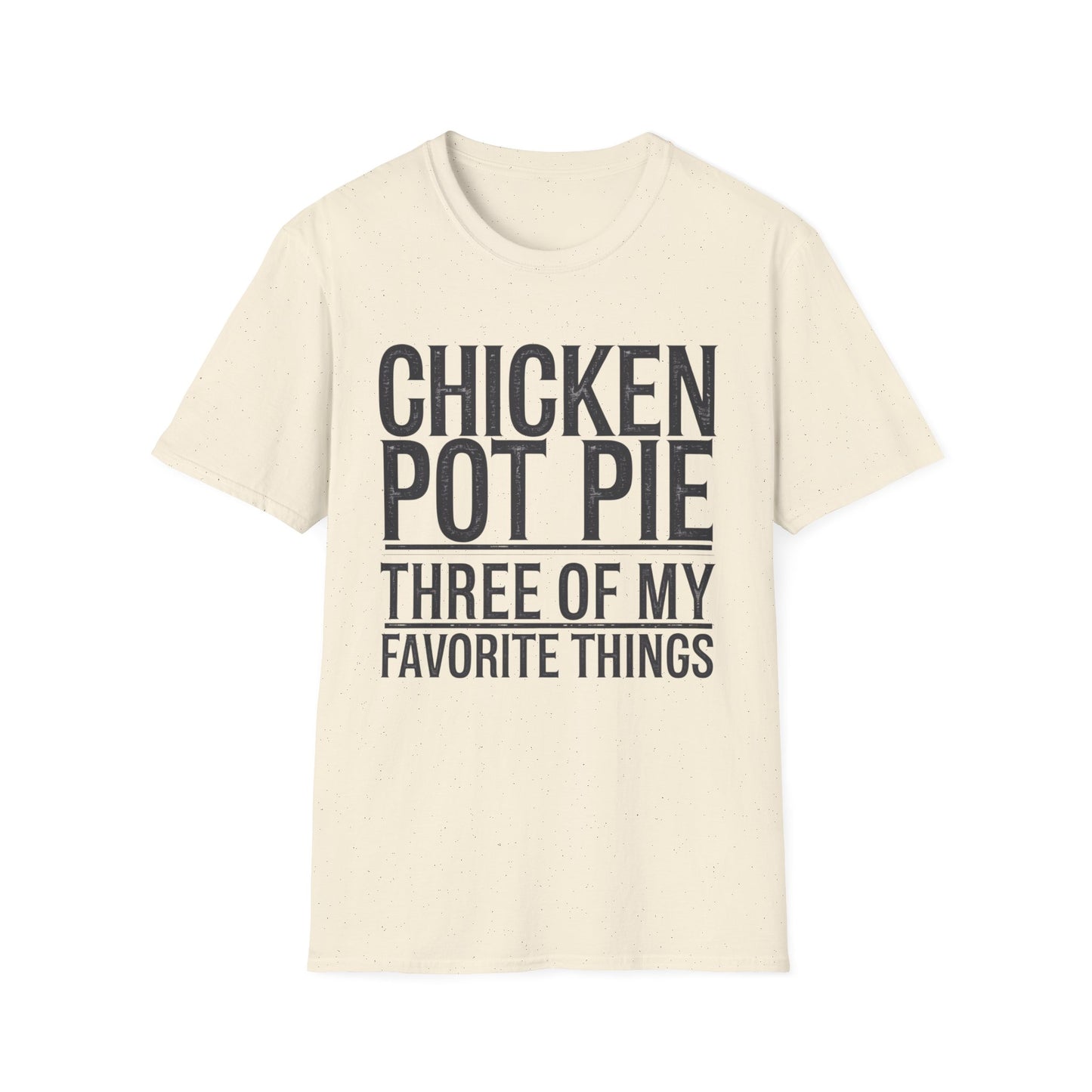 Funny Chicken Pot Pie Unisex Softstyle T-Shirt | Perfect for Food Lovers